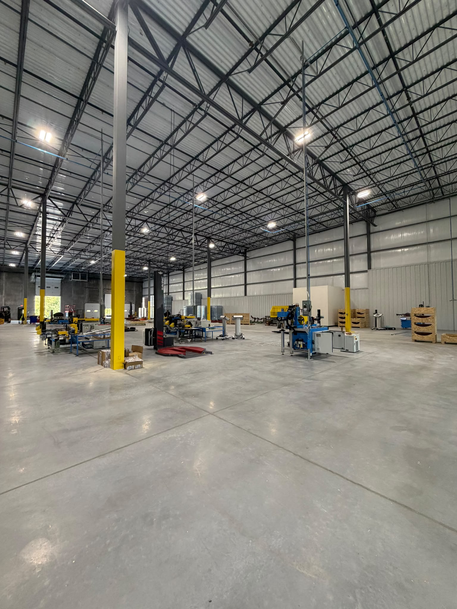 Macchine per la produzione di bobine nello stabilimento USA